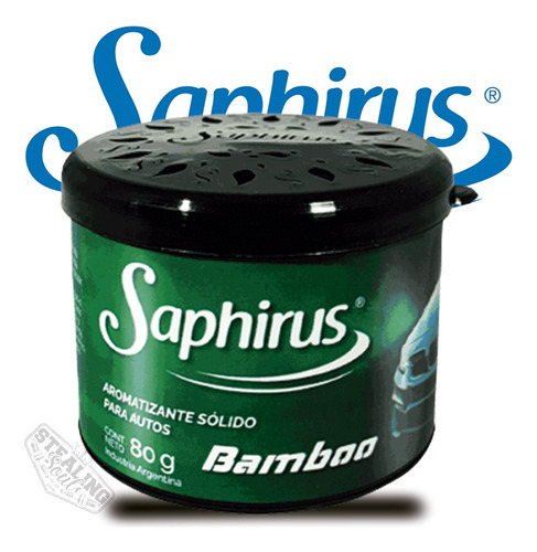 Saphirus | Lata / Latita Aromatizante | Bamboo | Perfume