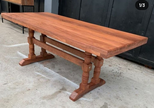 Mesa De Algarrobo De 2 Metros X 1 Metro