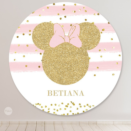 Bunting Banner Circular Digital Imprimible Backdrop Minnie
