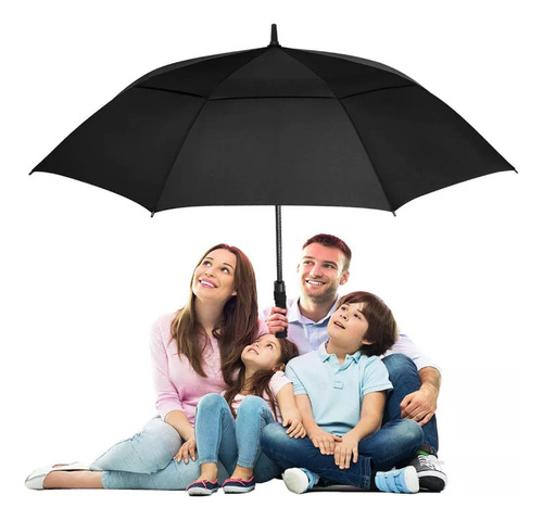 Paraguas De Golf Parasol Grande Con Protección Uv Resistente Viento Parasol Grande Con Parasol Impermeable