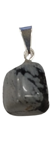 Dije Piedra Obsidiana Nevada Rolada - Arcana Caeli 