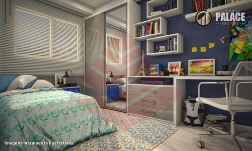 Apartamento Com 2 Dormitórios À Venda, 57 M² Por R$ 260.418,00 - Vila Guilhermina - Praia Grande/sp - Ap2819