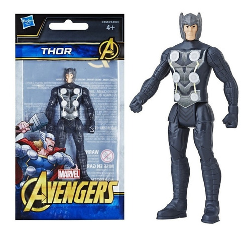 Novo Mini Figura De Açao Marvel Vingadores Thor Hasbro E4353