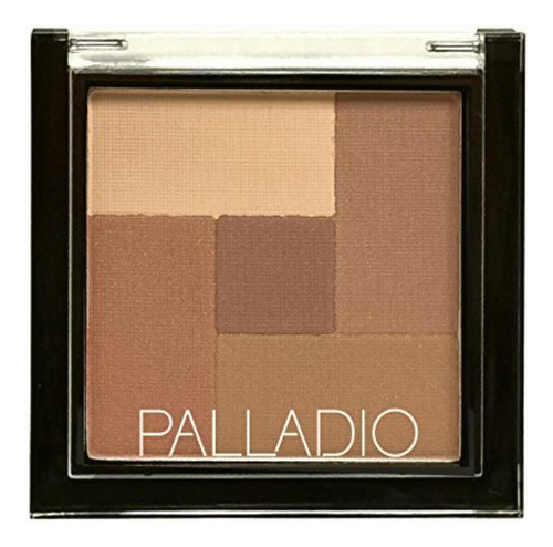 Palladio 2-in-1 Mosaic Powder Blush & Bronzer, Sun Kissed