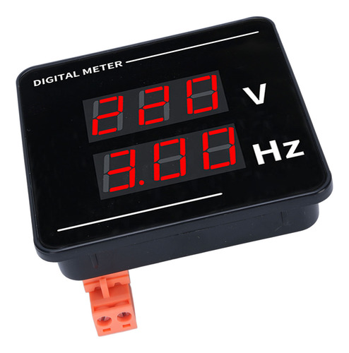 Medidor De Frequência De Voltímetro Com Display Digital Ac,