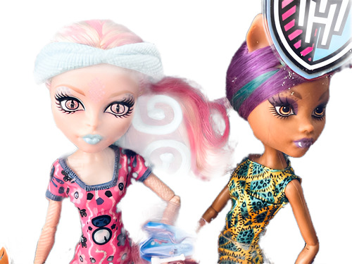 Monster High Clawdeen Y Viperine 2014 (Usado)