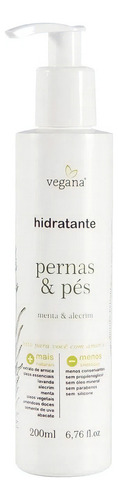 Hidratante Pernas E Pés Vegana 200ml - Wnf