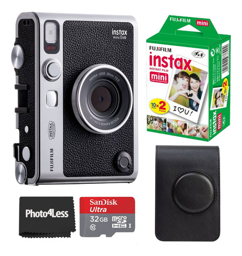 Fujifilm Instax Mini Evo - Cámara Instantánea Híbrida Ne. Color Negro