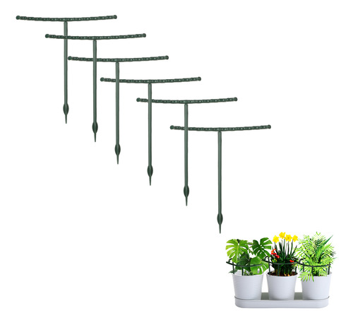 Jaula Para Plantas Con Soporte Fijo Para Trepar Flores