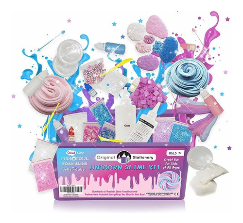 Artículos De Papelería Originales Unicorn Slime Kit Sumi