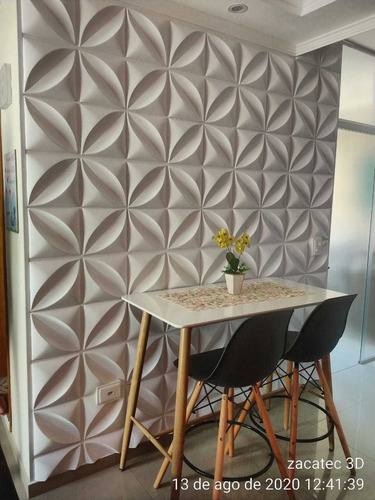 Imagem 10 de 10 de 13placas Poliestireno Ilove3d Revestimento Decorativo Petala