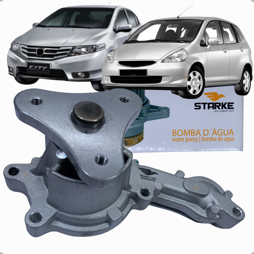 Bomba D'agua Honda Fit 1.4 1.5 2003/2008 City 1.5 2010/...