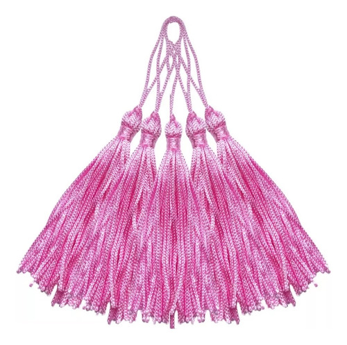 Franjas De Seda Pingente Tassel Azul Claro 25 Unidades Cor Rosa-claro