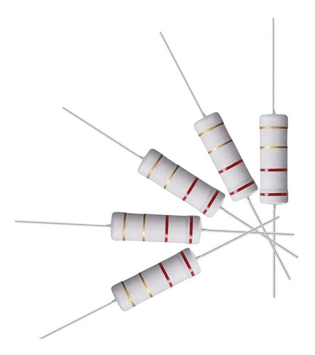 Resistencia Pelicula Oxido Metal 2,2 Ohmio 5 W % Tolerancia