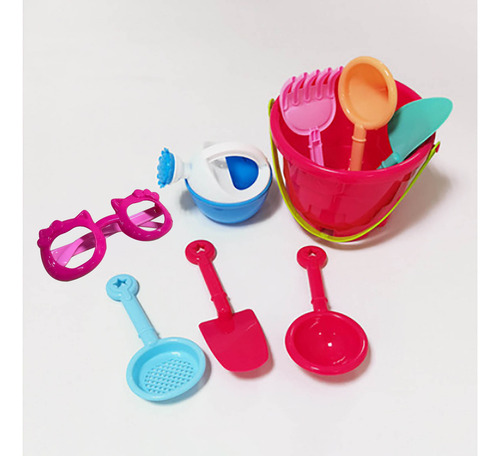 Juego De Juguetes De Arena Para Niños O Kids Toys, Balde De