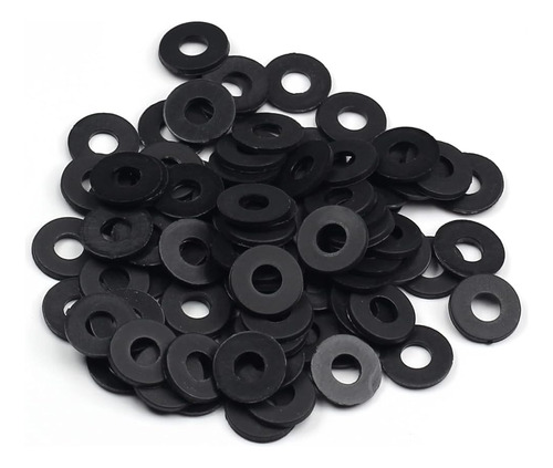 Othmro 50pcs Arandelas Planas De Plástico De Nailon 10 Mm De