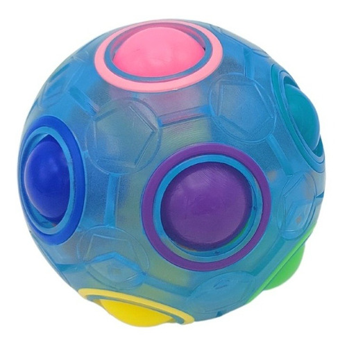 Pelota Mágica Bola A De 7 Cm. Verde Luminosa