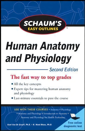 Schaum's Easy Outline Of Human Anatomy And Physiology, Second Edition, De Kent Van De Graaff. Editorial Mcgraw-hill Education - Europe, Tapa Blanda En Inglés