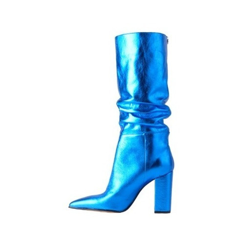Imagen 6 de 10 de Botas Botines De Cuero De Mujer Taco - Sunset - Ferraro