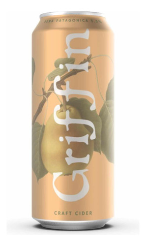 Lata Sidra Pera Patagónica Griffin® Cider 473 Cm3