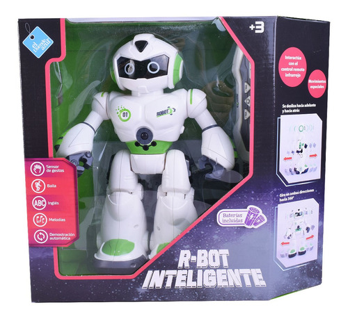 Robot A Radio Control Interactivo Con Luz Y Sonido Wise Star