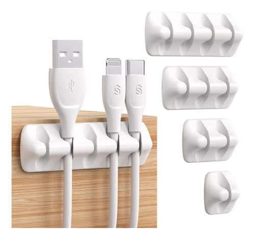 Organizador De Cables Autoadhesivo, Hogar, Oficina 5pcs. - D