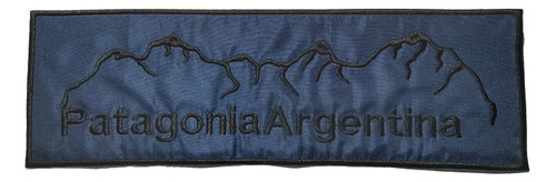 Parche Aplique Bordado Campera Azul 29,5cm Patagonia Espalda