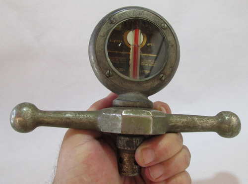 Único Antiguo Termometro De Radiador Antiguo Motometer