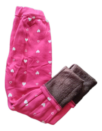 Pack 2 Calzas Invierno Para Niñas Comoda Con Polar