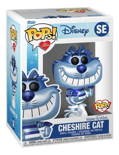 Funko Pop! Make A Wish - Cheshire Cat Azul Metalico Se