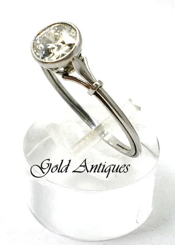 Solitario platino outlet
