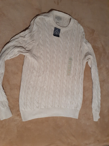Sueter Tejido Pescador Cable St Johns Bay Beige Xl Hombre (Usado)
