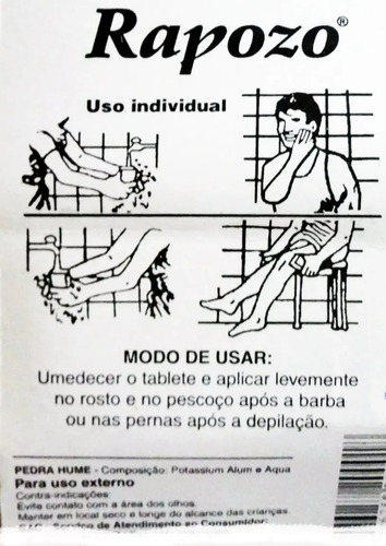 Imagem 7 de 10 de Pedra Hume - Rapozo Adstringente E Antisséptico Comp. 6,3 Cm