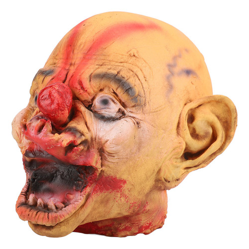 Cabeça De Halloween Decepada, Adereço, Nariz De Palhaço, Lát