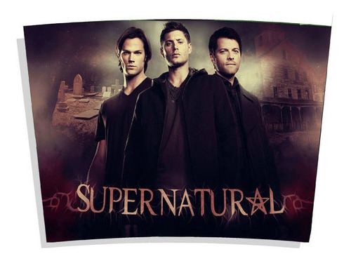 Imagem 2 de 3 de Copo Térmico Supernatural Irmãos Winchester Foto