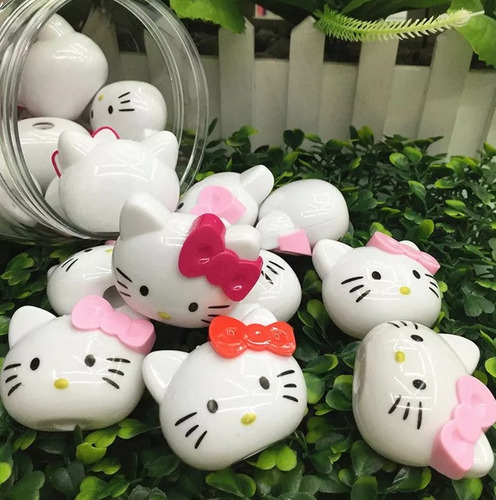 12 Sacapuntas Hello Kitty Mayoreo Escuela Oficina Colores