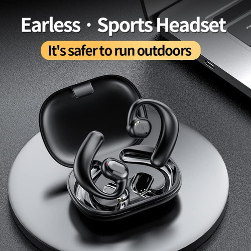Auriculares Abiertos Con Clip De Oreja Para Conducción Ósea,