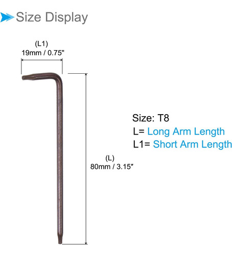 Llave Torx A Prueba De Manipulaciones, T8 Torx, Llave Estrel
