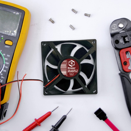 Turbina Cooler Fan Bosser 12v 80x25 Mm Ruleman + Reja Metal