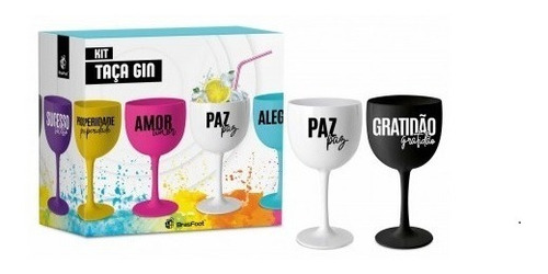 Kit 2 Taça Gin Tonica Bebida 580ml Réveillon Festa Balada