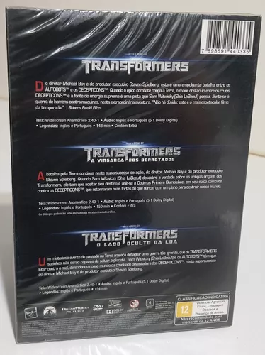 Coleção Dvds Transformers - Filmes Original - Lacrado