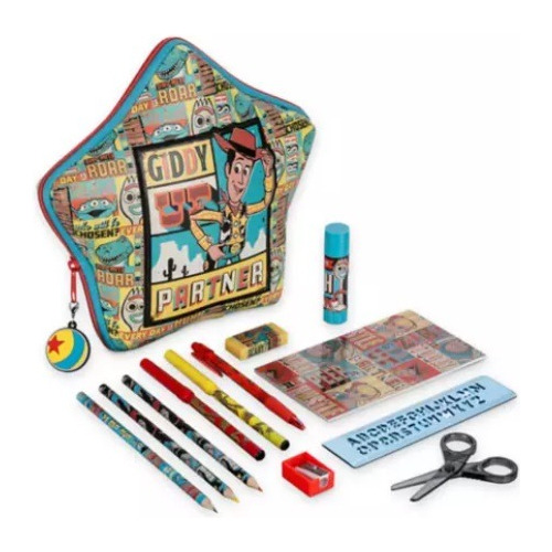 Disney/pixar Toy Story: Estuche/lapicera Escolar Con Utiles