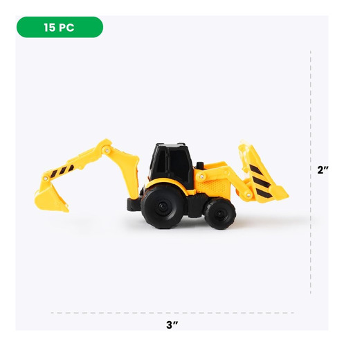 Juego De Minivehiculos De Construccion Boley, Paquete De ...