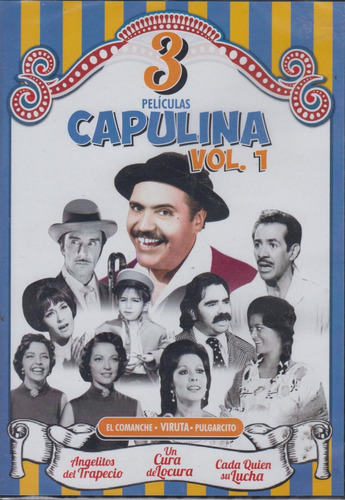 Capulina Volumen 1 Coleccion De 3 Peliculas Dvd