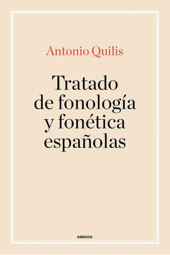 Tratado De Fonología Y Fonética Españolas