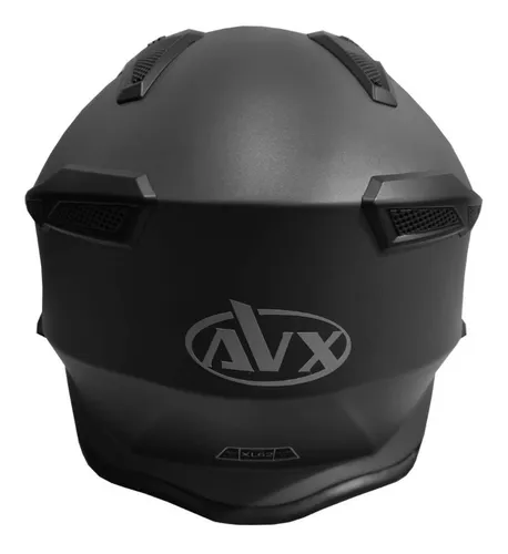 Casco Moto Abierto Avx Fs726 Mate Desmontable Gaona Motos P