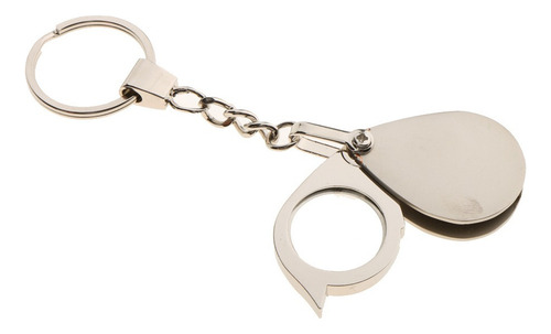 Lupa Plegable De La Joyería Del Bolsillo 15x Llavero De La