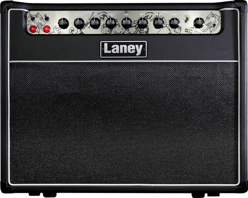 Amplificador de válvula Laney GH30r de 30 watts 1 x 12 com cor de pé preta