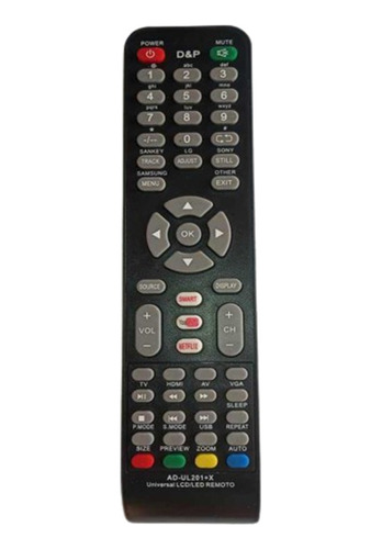 Control Remoto Tv Clx Universal Smart Tv 