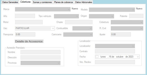 Sistema De Gestión De Seguros / Proveedores - Full
